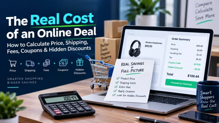 The Real Cost of an Online Deal How to Calculate Price, Shipping, Fees, Coupons & Hidden Discounts